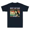 Dad Fist T Retro Short Sleeve Unisexs Gift Best Shirt Bump Tee Cat Paw Cat Lovers
