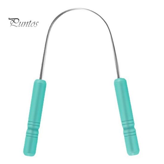 2 шт. скребок для языка из нержавеющей стали U-образный очиститель для покрытия языка для детей и взрослых, портативный скребок для удаления неприятного запаха изо рта