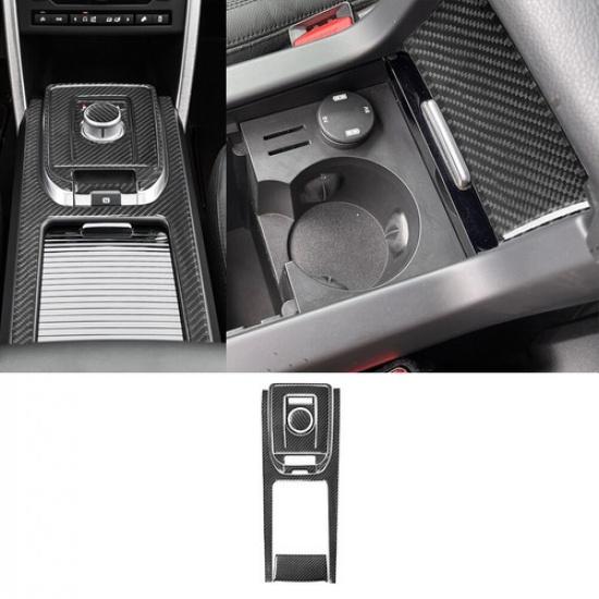 Carbon Fiber Transmission Console Kit Cover Trim For Land Rover Discovery Sport