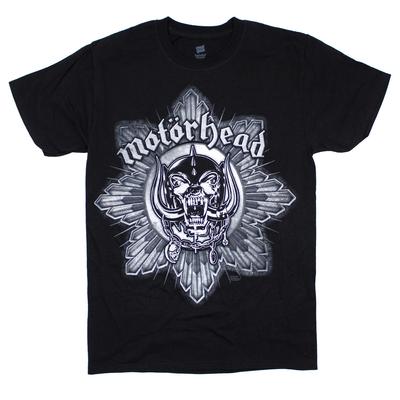 Мужская футболка Motorhead Warpig с логотипом-лучами Маленький Черный