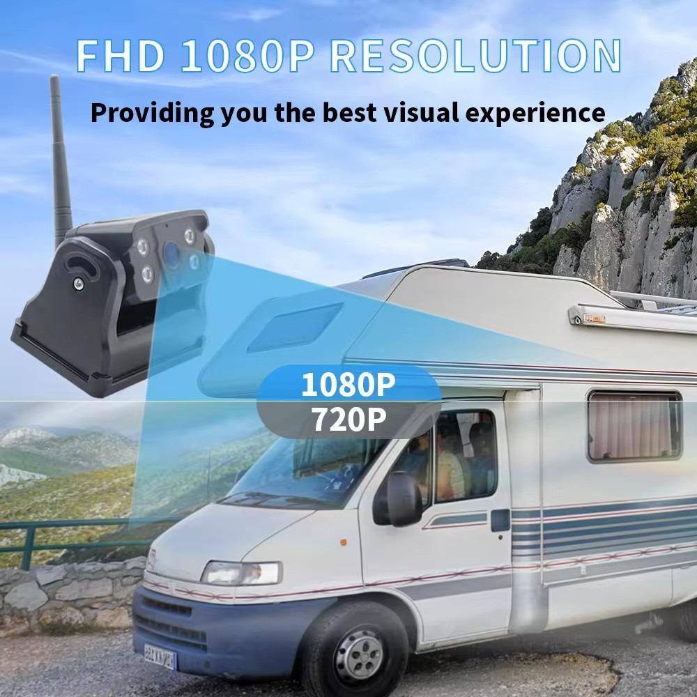 Цифровой беспроводной AHD 7-дюймовый монитор DVR 1080P ночное видение обратный резервный рекордер Wifi камера для автобуса автомобиля грузовика