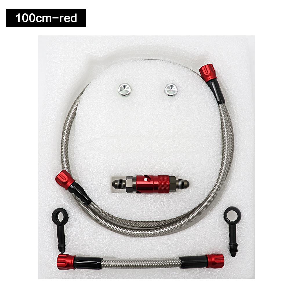 High Quality CVO Aerospace Aluminum Alloy 800cm to 1200cm Reinforced Hydraulic Motorcycle Brake Hose Braided Brake Tube