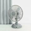 Маленький настольный вентилятор 5,7 дюйма, вращающийся настольный вентилятор с 2 скоростями, питание от USB/батареек AA, настольный вентилятор, подарок