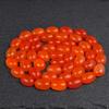 Партия кабошонов из оранжевого сердолика – Овальная огранка, 14x10 мм