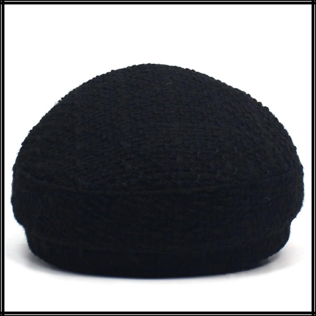 Морская кепка Твидовая кепка газетчика Черно-белая шляпа для выхода в свет Путешествий CZ308 [Белый Клык] Женская (белый)