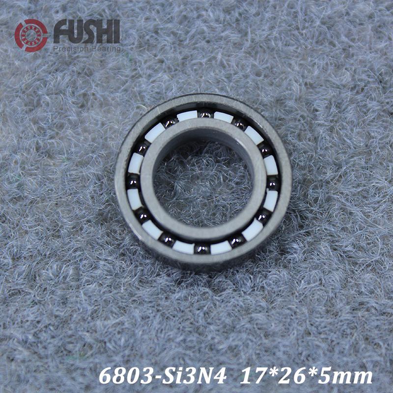 6803 Full Ceramic Bearing ( 1 PC ) 17*26*5 mm Si3N4 Material 6803CE All Silicon Nitride Ceramic 6803 Ball Bearings