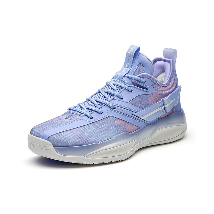 Anta Баскетбольные кроссовки GH3 Hayward Nitrogen Technology с амортизацией, нескользящие, износостойкие, низкие, мужские, фиолетовые 112231103-2