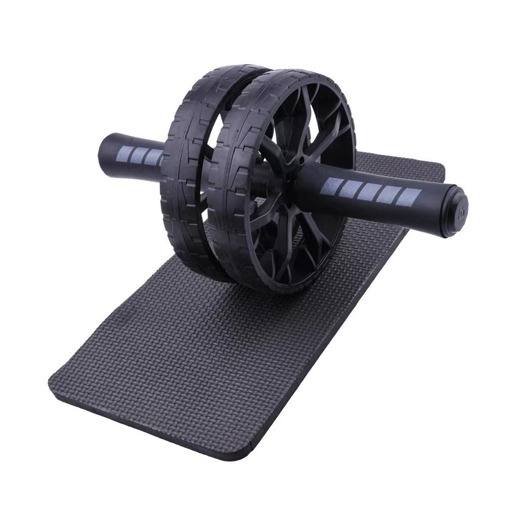 Abdominal Wheel Roller Antislip Portable AB Wheel Roller with Knee Pad for Home Gym Fitness Equipmen