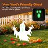 Pathway Decoration Stakes Halloween Ghost Garden Stake, Spooky Glow-in-The-Dark Yard Sign, Pumpkin Scarecrow Acrylic for Lawn Front Courtyard
