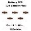 5 шт. Коннектор FPC аккумулятора для iPhone X XS XR 11 12 13 14 15 16 Pro Max 8 Plus Внутренний коннектор FPC аккумулятора Зажим Штекер Гибкий шлейф Запчасти