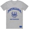 Metallica Unisex Adult College Crest T-Shirt