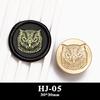 НаборCustom Frosted Copper Head Seal Set with Irregular Shape and Anime Pattern
