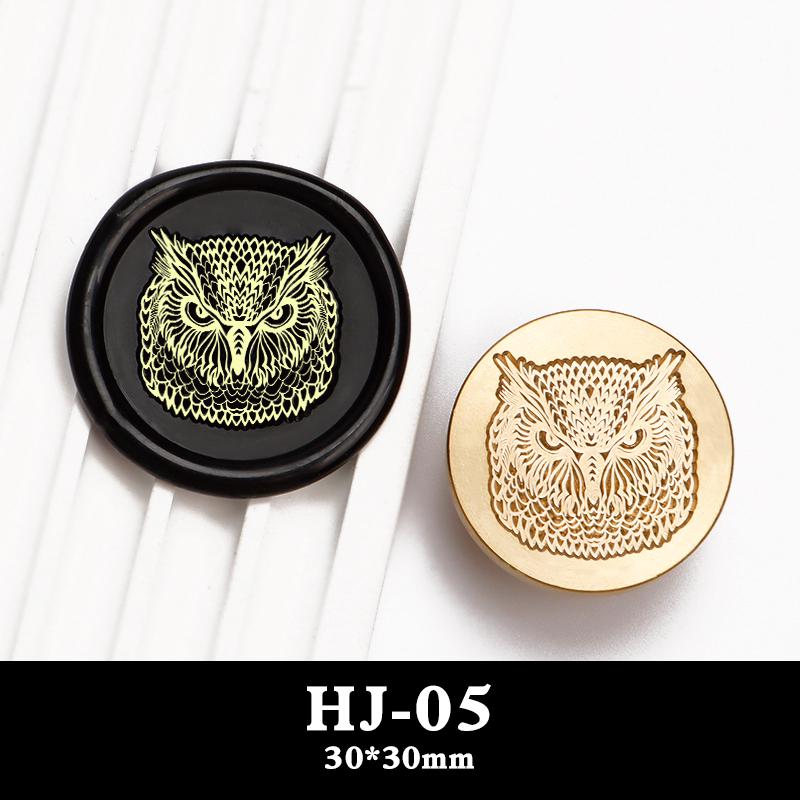 НаборCustom Frosted Copper Head Seal Set with Irregular Shape and Anime Pattern