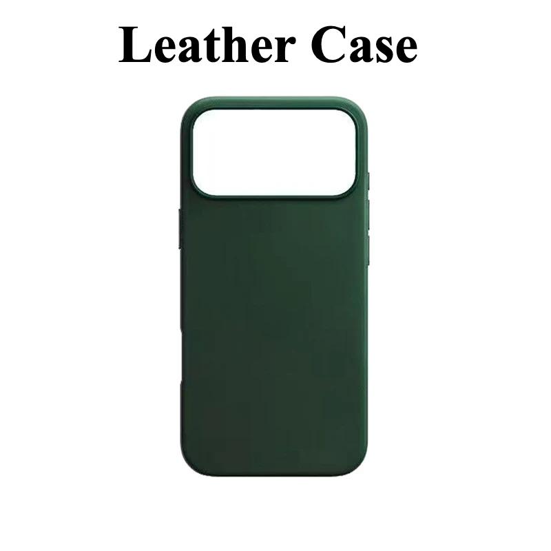 Деловой кожаный чехол Sle для Apple Magsafe Чехол для iPhone 17 Pro Max 17 Air Беспроводная зарядка Магнитная крышка 16 15 14 13 Pro Max