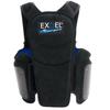 EXGEL Body Protector Dry Carbon Vest Size Gel Back and Side Impact Mesh Made in 17, M, Black, Cushion, Support, Motorsports, Karting, Absorption,