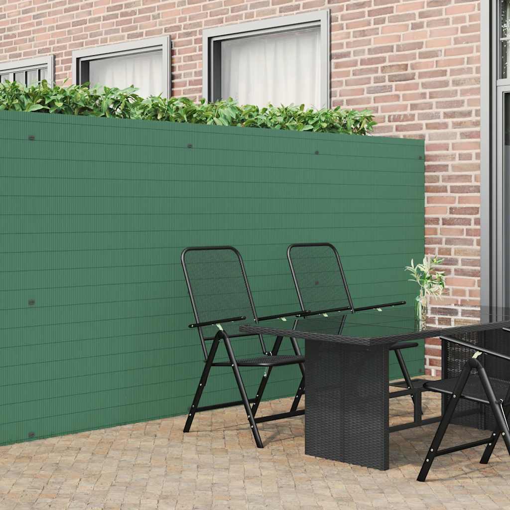 Double Sided Green Garden Fence 1.8 x 3 m PVC