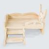 Деревянная платформа-кровать с лестницей для морских свинок, хомяков и других мелких животных, место для отдыха