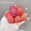 Gege Bear Dual- Solid Lip Jelly Cannel Mirror Lip Glaze, Watery Light Lip Gloss, Hydrating Moisturizing, Long Lasting