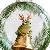 2026 Christmas Ball Ornament Set Handcrafted 3D Frog Ornament Different Frogs Theme Holiday Decorations