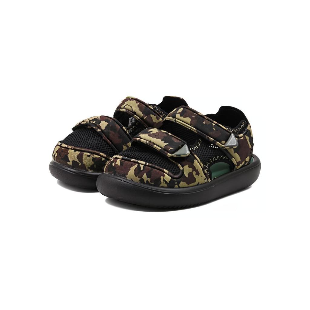 Adidas Водные сандалии Прочные Дышащие Низкие Топ Ходунки Детская обувь Зеленый HP6786