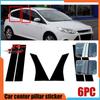 Для Ford Focus Седан / Хэтчбек 2012- декоративная накладка на боковое стекло автомобиля центральная пленка стойка B C стойка наклейка автомобильные запчасти