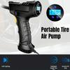Portable Cordless Tire Inflator 120W Automatic Rechargeable Mini Air Compressor with Digital Display, Wireless Car Air Pump Equipment for Machine