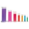 Learning Resources Science Teaching Materials, Plastic Graduated Cylinders, Set of 7, LER2906, Authentic