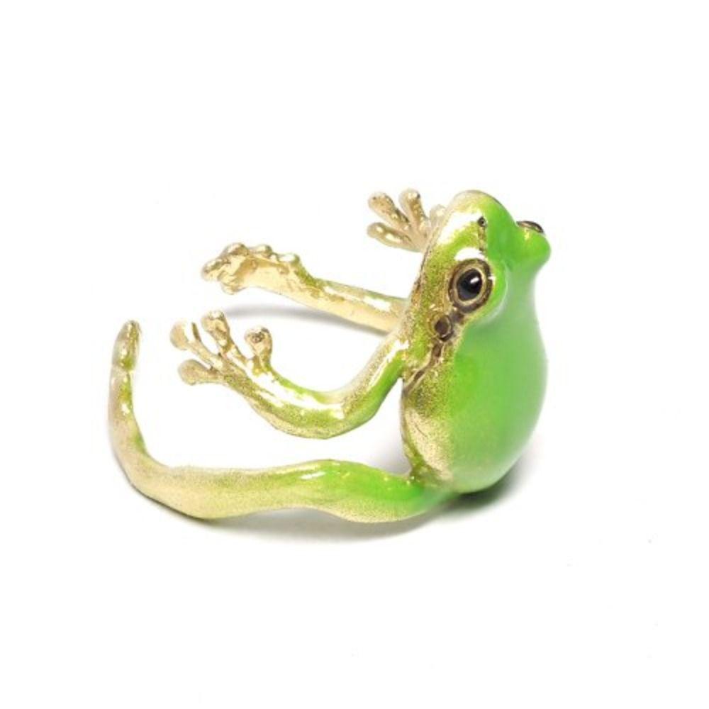 Alloy Frog Open Rings Opening Adjustable Ring Gift Tree Frog Ring For Women
