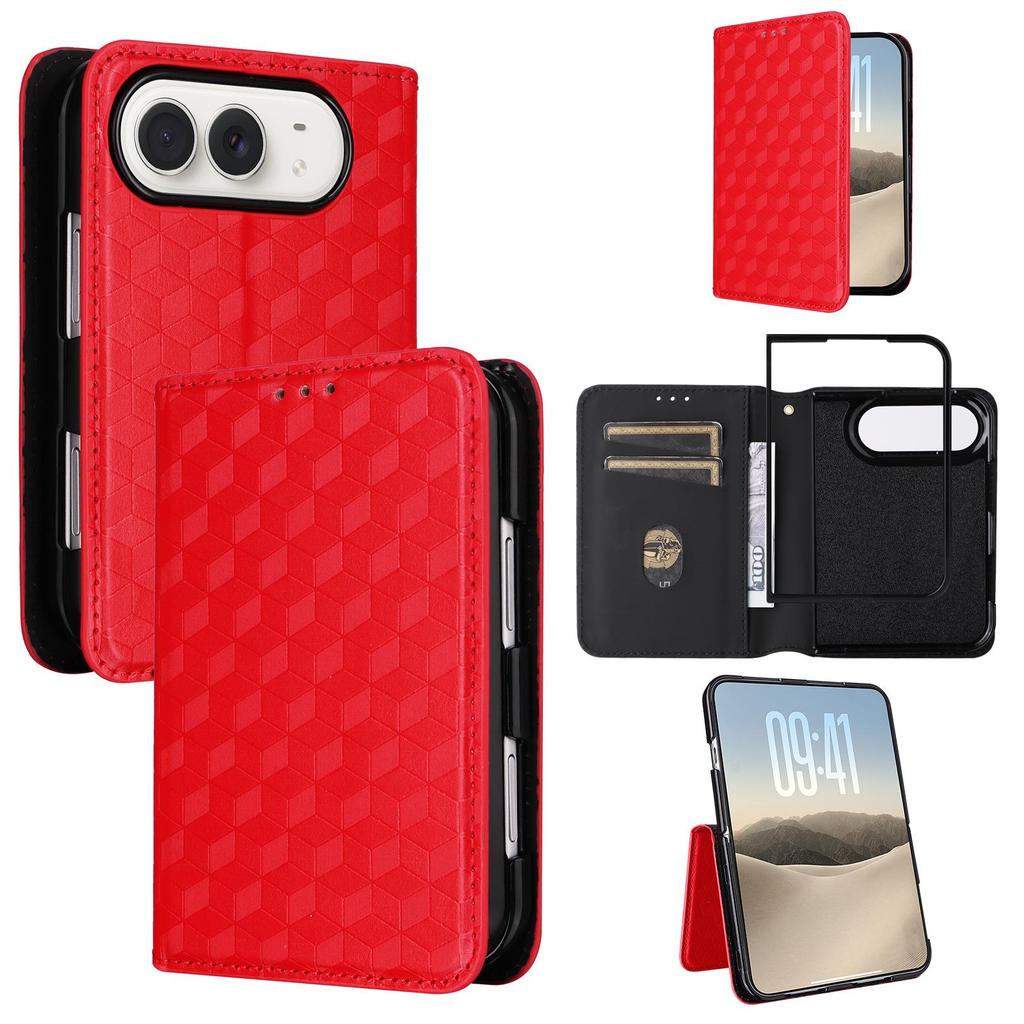Flip Cover Compatible for iPhone Duo PU Leather Phone Case Full-Body Protection with [RFID Blocking]