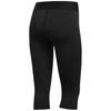 Колготки-капри Adidas Techfit, женские черные леггинсы