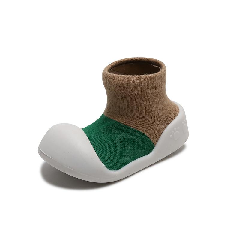 Детские прогулочные туфли, осенние новые цветные детские туфли, детские носки-тапочки, мягкая подошва, нескользящая детская обувь, дышащая обувь для мальчиков и девочек, Zapatillas