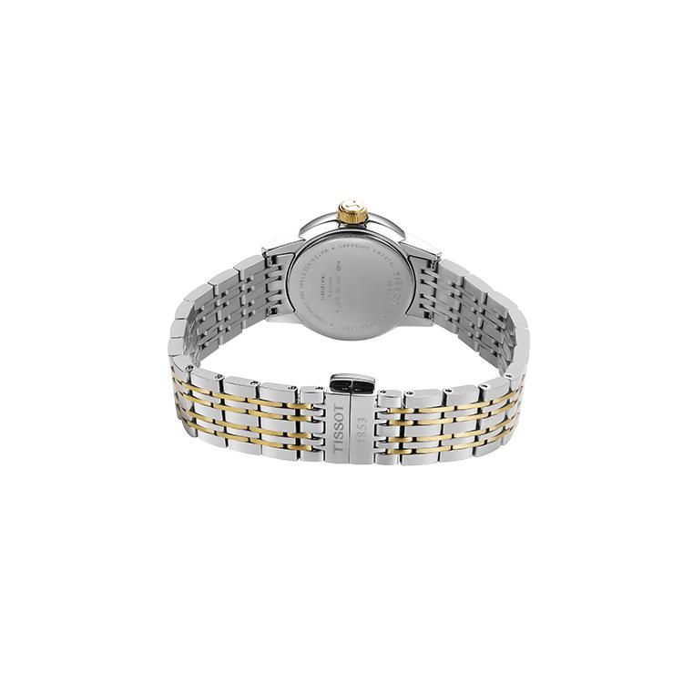 Tissot Женские часы Kason Zen I Collection с кварцевым механизмом, водозащитой 30м, белым циферблатом, 29мм T085.210.22.013.00