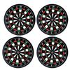 4pcs/set Kitchen Utensils Dart Board Styled Mini Dart Board Cup Coa