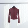 LULULACIE Женская спортивная куртка приталенного кроя с длинным рукавом и золотой молнией