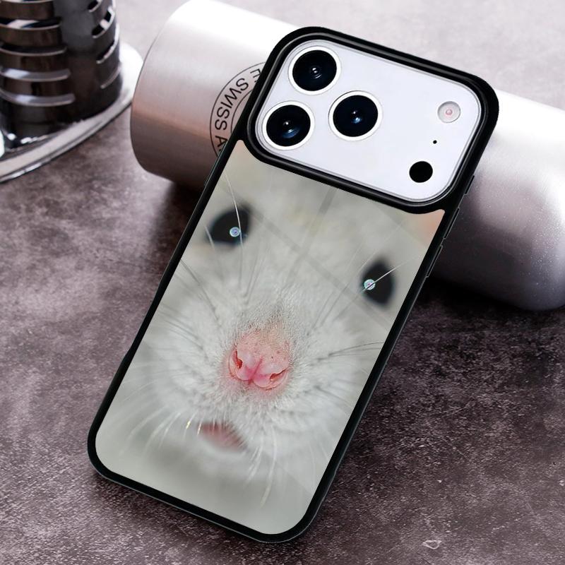 Милый Прелестный Чехол для Телефона с Хомячком Для iPhone 17 16 15 14 13 12 11 Pro Max Plus 17Air Мягкий Силиконовый Чехол