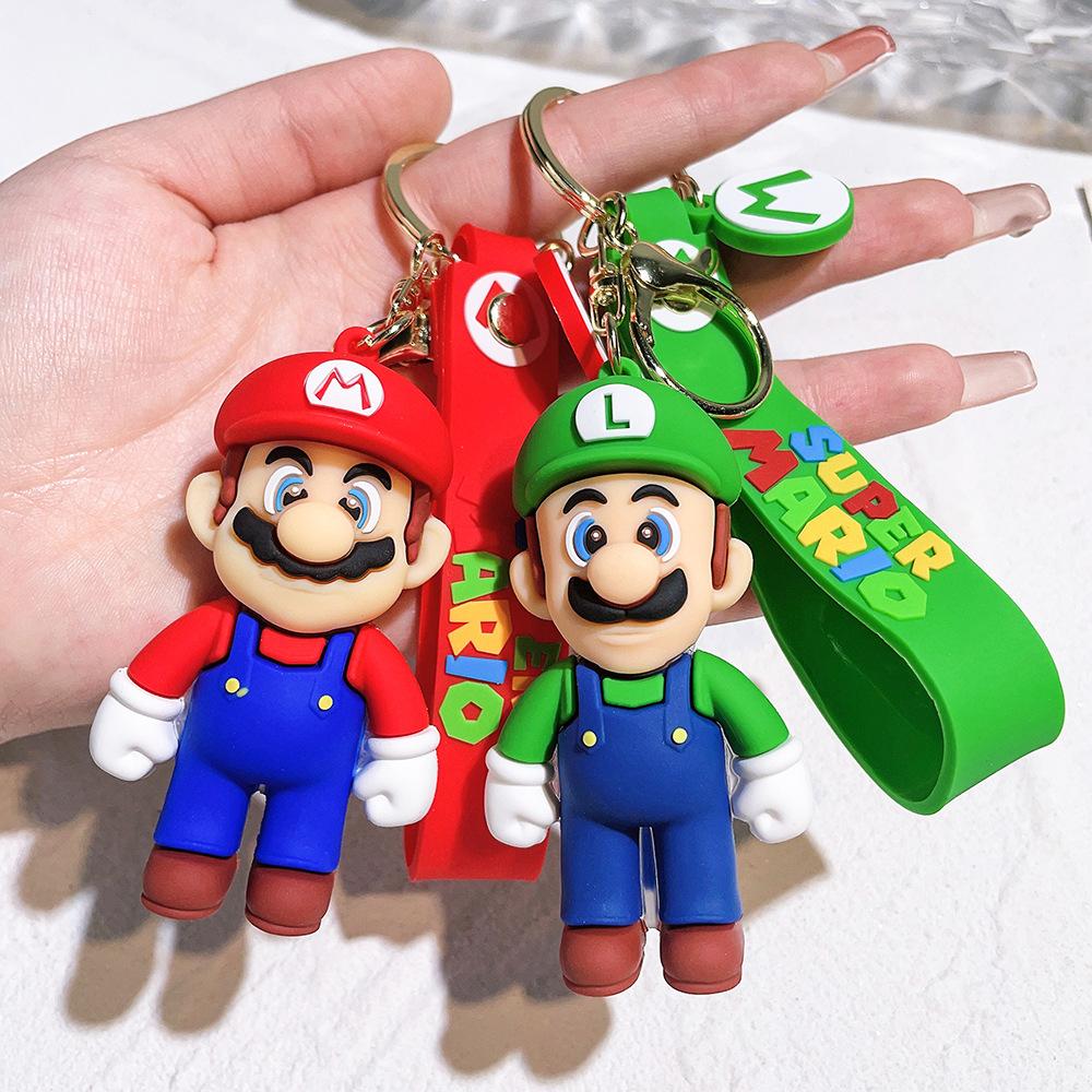 27 Стилей Брелок Super Mario Bros Фигурка Действия Милый Мультяшный Персонаж Игрушка Кукла Модель Украшение Подарок Ребенку на День Рождения