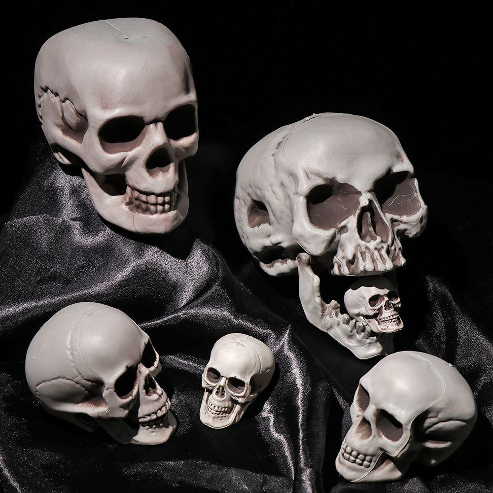 1PC All Size Party Decoration Home Decor Hanging Decor Human Skeleton Halloween Props Skull Head