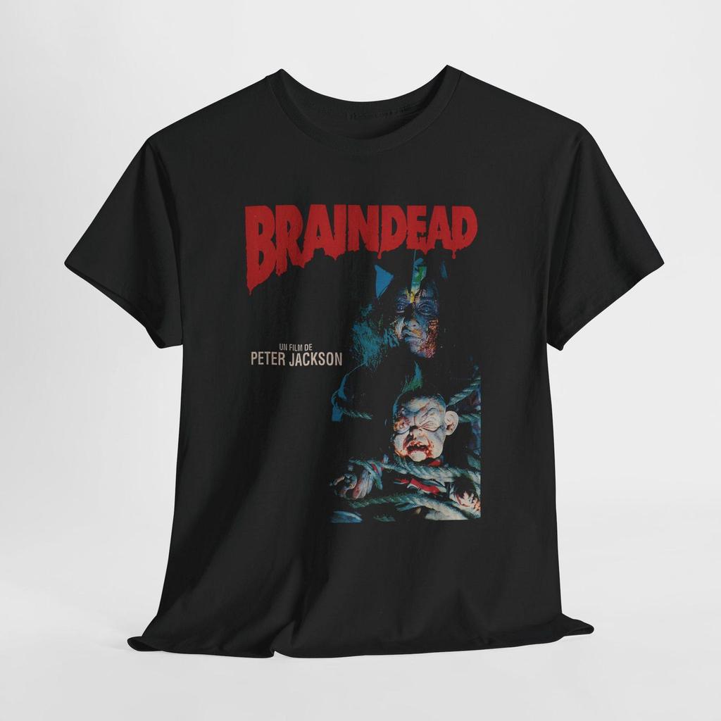 Braindead Brain Dead Horror Movie Men's Navy Black Tees T-Shirt Size S-5XL
