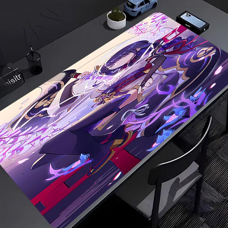 Genshin Impact Balzebub Mouse Pad - Non-Slip Rubber Base, Smooth Surface for Work,Gaming,Office,And Home Use, Desk Mouse Pad