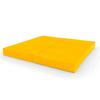Gymnastic Mat Comet100x100x10 Two-piece - Yellow