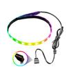 Новая 5V 3PIN ARGB/4 PIN RGB LED Мягкая лента для корпуса ПК Компьютерного шасси RGB Светодиодная лента 40см Магнитная Многоцветная 1шт