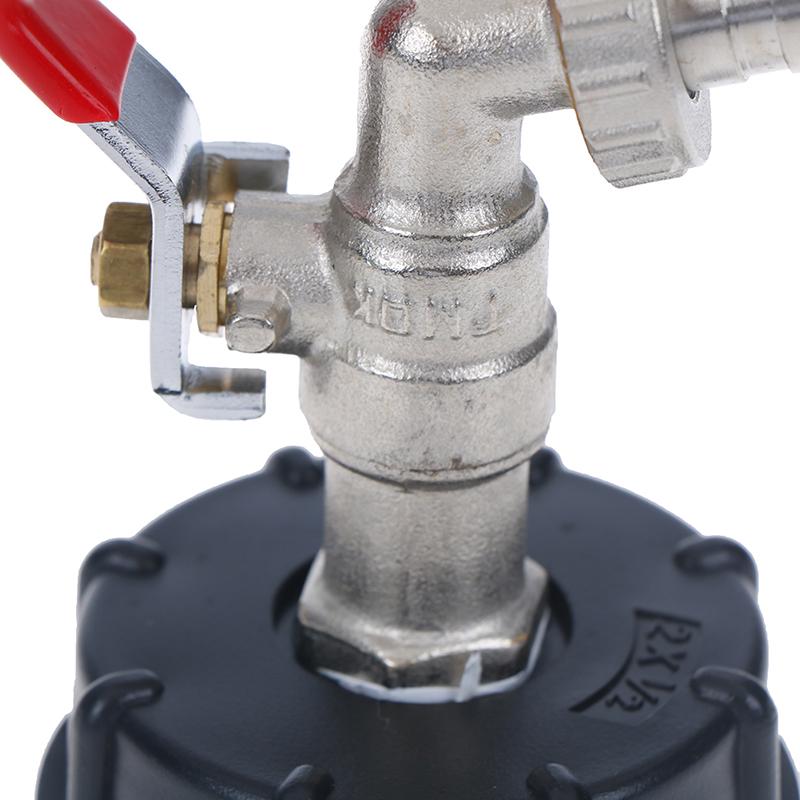 Адаптер IBC-бака S60X6 для латунного крана 1/2", сменные детали для клапана