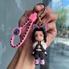 Новый Брелок Демон Убийца Kimetsu No Yaiba Милый Подвеска на Сумку Украшение Куклы Брелок для Ключей Автомобиля Кольцо Подарок Аксессуары для Украшений Подарок