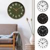 Настенные часы Кварцевый механизм Четкий дисплей Большие трехмерные цифры Бесшумная работа Питание от батареек Нетикающие часы