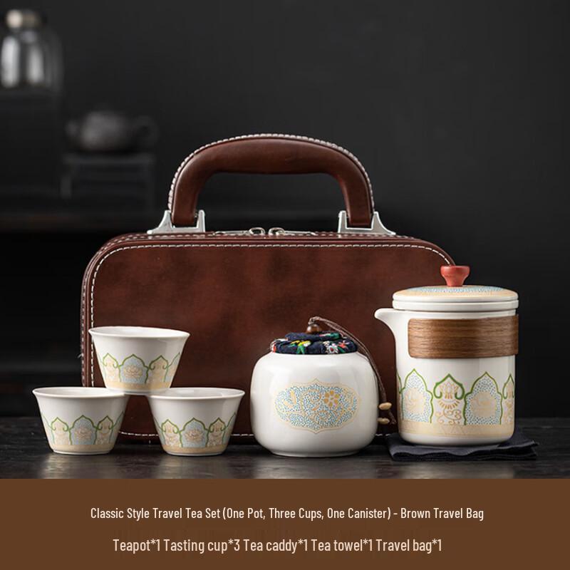 Shangqi Portable Ceramic Travel Tea Set