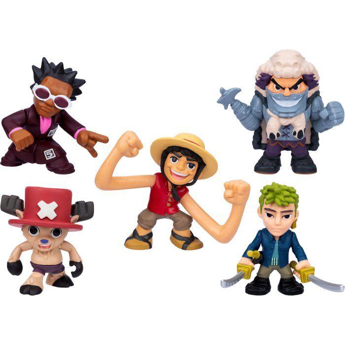 Pack de 5 minis figurines - ONE PIECE - Zoro, Chopper, Wapol, Mr. 5 et Luffy - Des 4 ans