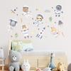 Physics Spacecraft Self-Adhesive Wall Stickers for Children's Rooms, School Classrooms, Bedrooms, Decorative Wall Stickers