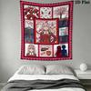 Darling in the Franxx Wall Tapestry Aesthetic Wall Hanging Printed Fabric Blanket Decorative Tapestries for Bedroom Living Room Home Decor