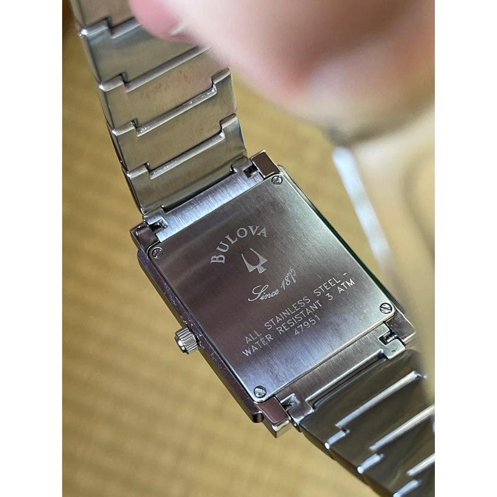 Б/у кварцевые часы Bulova из нержавеющей стали