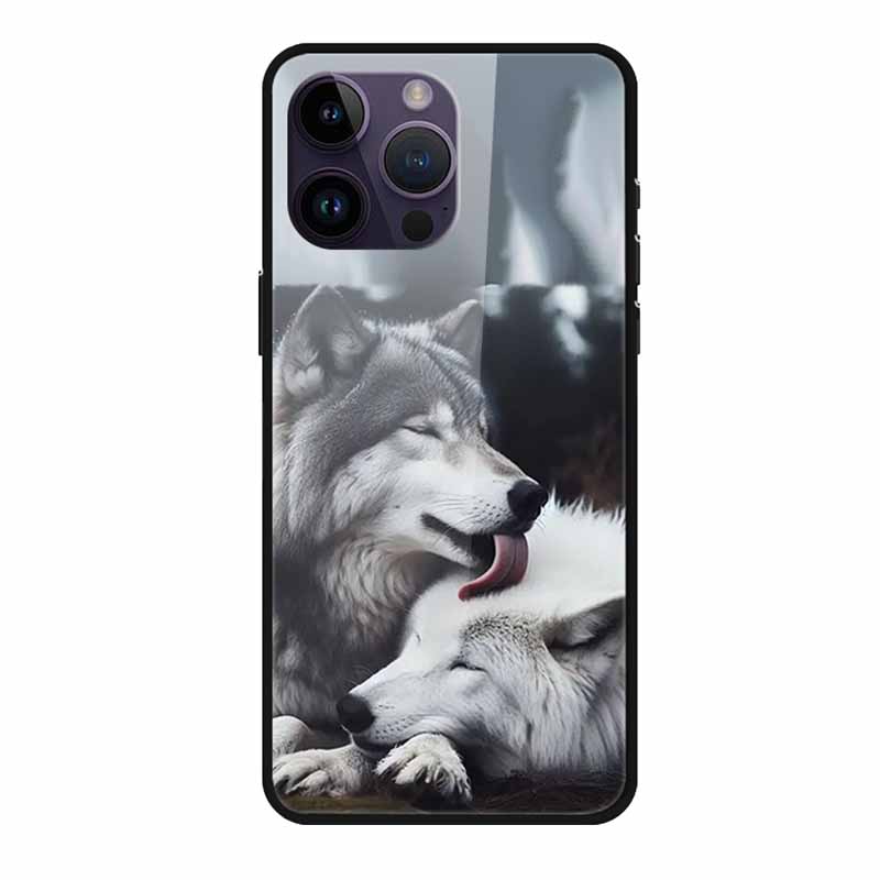 Закаленное Стекло Чехол Для iphone 15 Pro Max Чехол Жесткое Стекло Задняя Крышка Мягкий ТПУ Бампер Для iphone 16 Pro Max Чехол для Телефона 16Pro Max